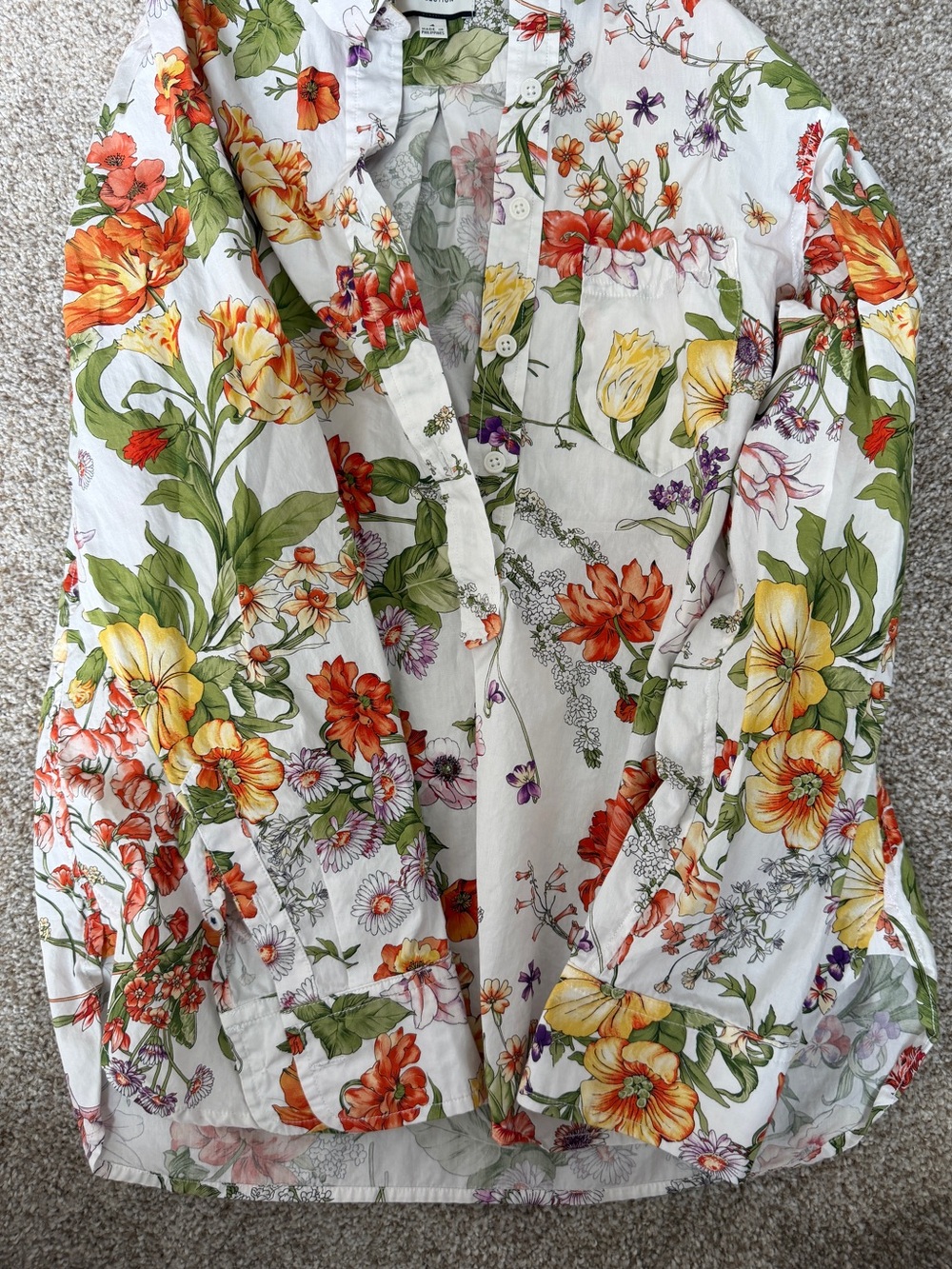 J.Crew Classic Fit Popover shirt in Ratti island botanical print - Picture 5 of 10